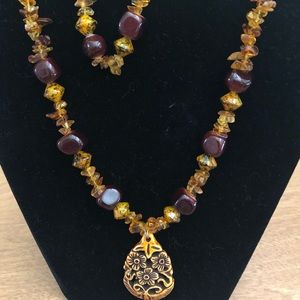 Handmade Necklace and Bracelet Set